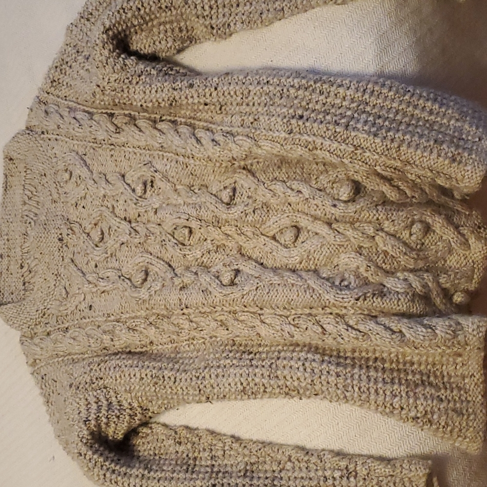 Beige chunky sweater